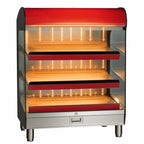 Alto-Shaam Halo Heat HSM-36/3S/T 36-Inch Countertop Self-Service Heated Shelf Merchandiser, 3 Heated Shelves, 72 lb Capacity, LED Lighting