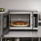 ACP Amana® Commercial RFS18TS Countertop Commercial Microwave Oven, 1.2 Cu. Ft., 1800 Watts, Medium Duty, 100 Programmable Settings