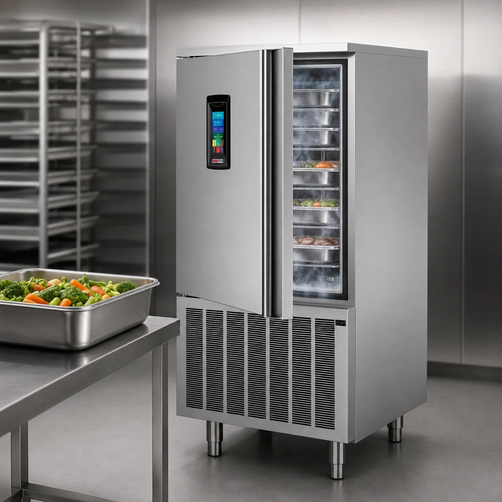 American Panel HURRiCHiLL AP10BCF100-2-P 10-Pan Reach-In Self-Contained Blast Chiller/Shock Freezer, 100 lb Chill / 70 lb Freeze