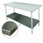 Advance Tabco TA-94-6 6-Foot 16-Gauge 304 Stainless Steel Undershelf Upgrade for Commercial Work Tables
