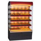 Alto-Shaam Halo Heat HSM-48/5S/T Self-Service Heated Shelf Merchandiser, 48-Inch Floor Model, 5 Shelves, LED Lighting