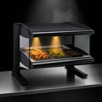 Hatco Spot On® HZMH-36 40-Inch Horizontal Countertop Heated Zone Merchandiser, 1 Shelf, 4 Zones, Infrared Heat, LED Lighting