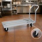 Advance Tabco Special Value Series DUN-2036C Mobile Aluminum Square-Bar Dunnage Rack, 36 x 20 in, 1,800 lb Capacity
