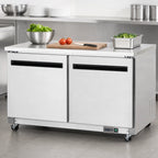 Arctic Air AUC60F Two-Door Undercounter Worktop Freezer, 61-1/4 in., 15.5 cu. ft., Stainless Steel, Self-Contained R290