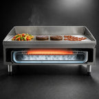AccuTemp AccuSteam Griddle EGF4803A2450-T1 Electric Steam-Heated Countertop Griddle, 24 x 30-Inch, Digital Controls, 480V 3-Phase