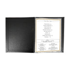 Risch CMBFF-LINEN 5.5X8.5 Linen Menu Board Binder, Hardback, Black Screwposts and Interior, 5-1/2" x 8-1/2" Case of 25