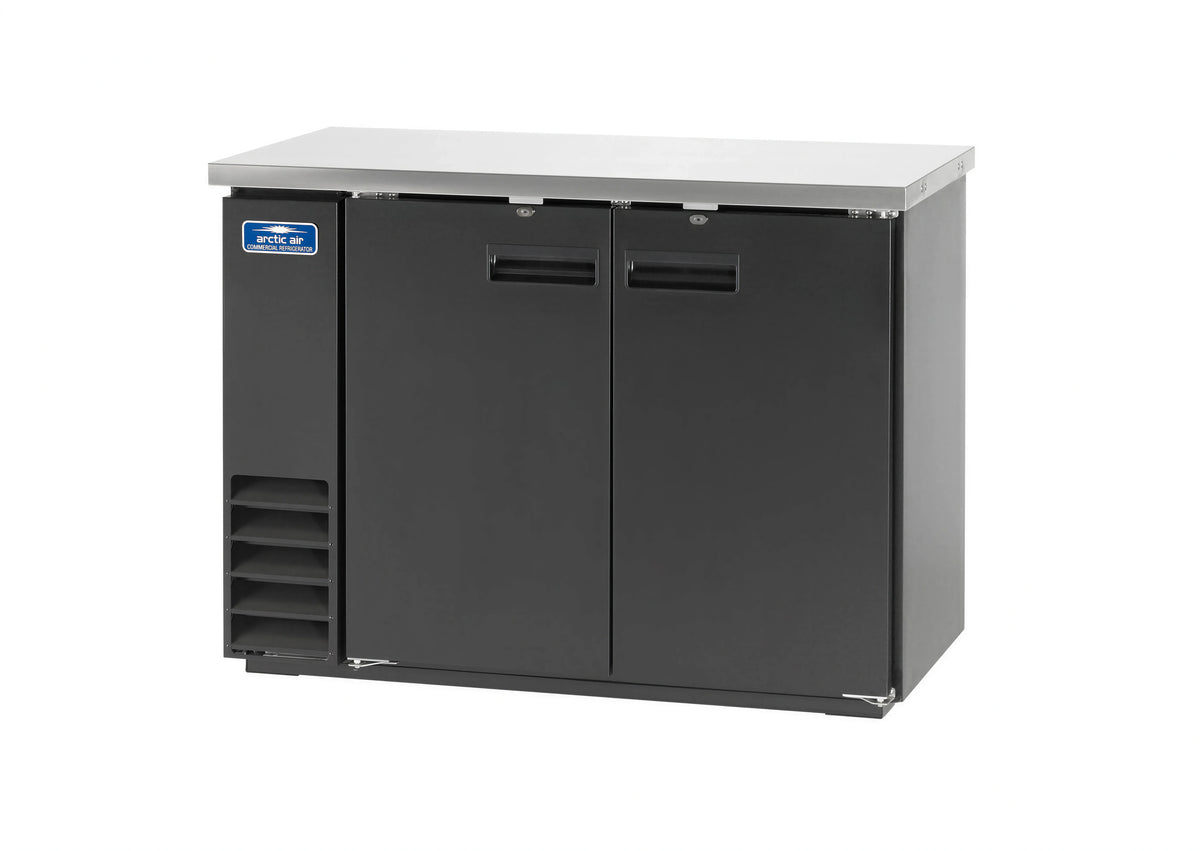Arctic Air ABB48 49-Inch 12.5 Cu. Ft. Two-Section Back Bar Refrigerator, Two Solid Locking Doors