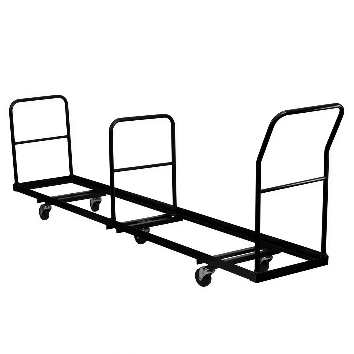 Flash Furniture NG-DOLLY-309-50-GG Folding Chair Dolly, Holds 50 Metal Folding Chairs Upright, 19-1/2"W x 105"D x 40-1/4"H