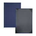 Risch LINEN-1V 5.5X8.5 Vinyl Hardback Menu Cover, 5-1/2 x 8-1/2 in, Single View Case of 25
