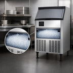Eurodib Resolute Ice Systems ICB16080 Full-Size Dice Cube Ice Machine with 80 lb Bin, 160 lb/24 Hr Production, Air-Cooled