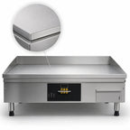 AccuTemp AccuSteam Griddle EGF4803A2450-T1 Electric Steam-Heated Countertop Griddle, 24 x 30-Inch, Digital Controls, 480V 3-Phase