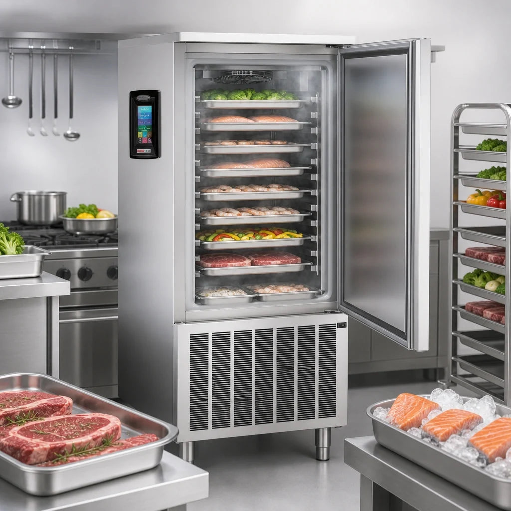 American Panel HURRiCHiLL AP10BCF100-2-P 10-Pan Reach-In Self-Contained Blast Chiller/Shock Freezer, 100 lb Chill / 70 lb Freeze