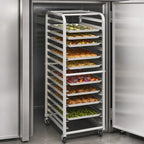 Serv-Ware CWP-RR-16-V 16-Pan Reach-In Refrigerator Pan Rack for 18" x 26" Pans