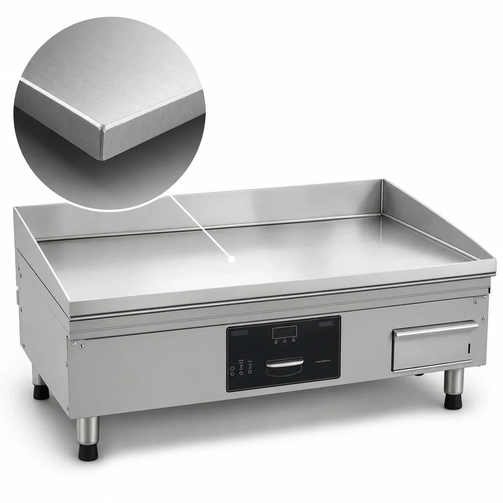 AccuTemp AccuSteam Griddle EGF2403A4850-T1 48-Inch Electric Steam-Heated Countertop Griddle, Digital Controls, Stainless Steel, 240V 3-Phase