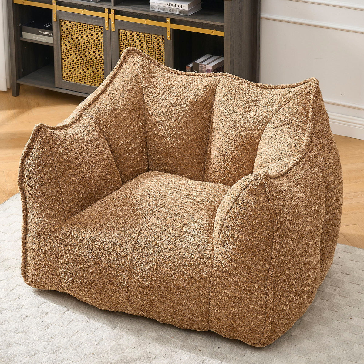 Chenille Arm Chair with Highly Resilient Foam - Multiple Colors