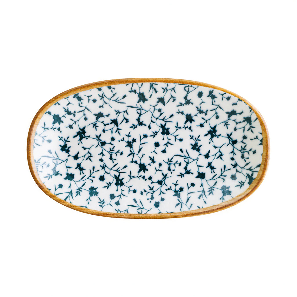 Global Tableware Collective Bonna, Gourmet BNCLFGRM34OKY Porcelain Oval Plate, 13-1/8 x 7-3/4 x 1-1/2 in