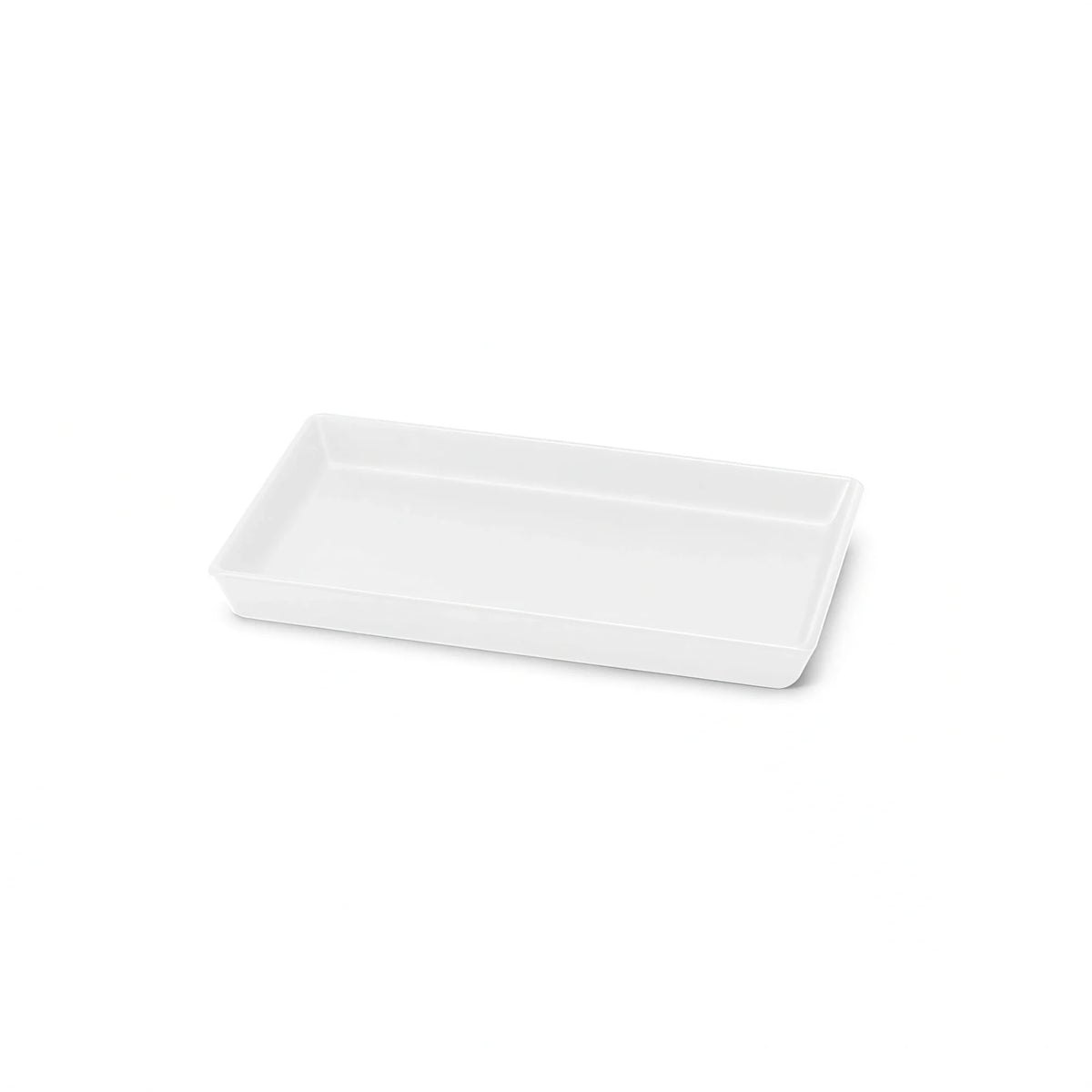 Steelite Delfin, Supermarket DFTRC106LT020 Rectangular Melamine Display Tray, Linen White, 10"W x 6"D x 1"H
