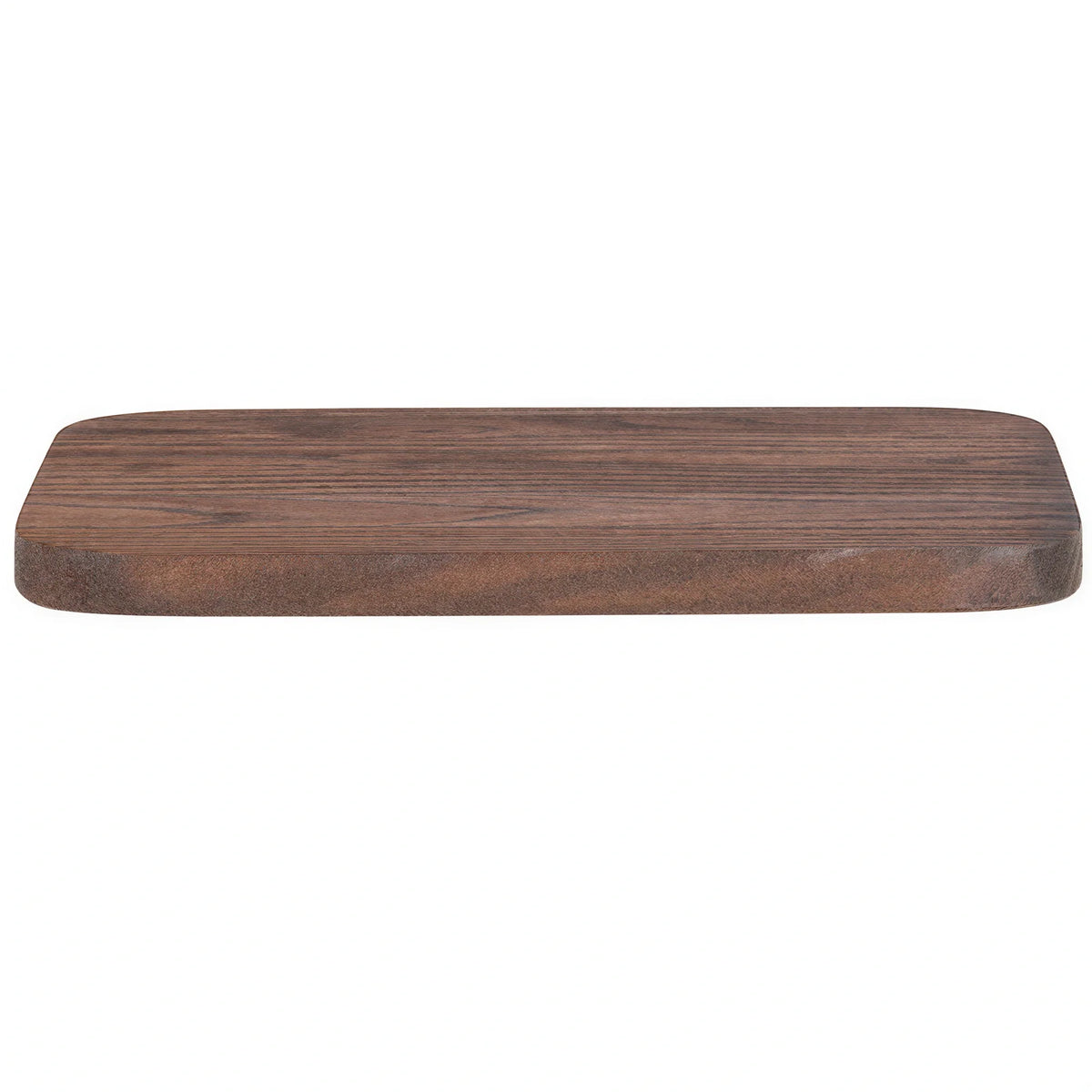 Flash Furniture CH-31320M1D-GG Elm Wood Seat with Brackets, Rustic Walnut Finish, for Metal Chairs
