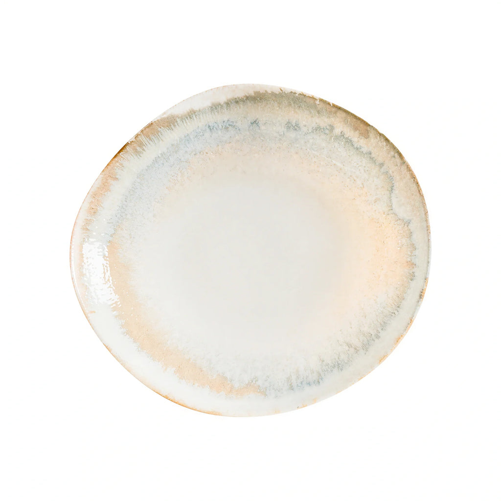 Global Tableware Collective Bonna, Vago BNSKNDVAO15DZ Porcelain Round Flat Plate, 6-3/8" 1 Dozen