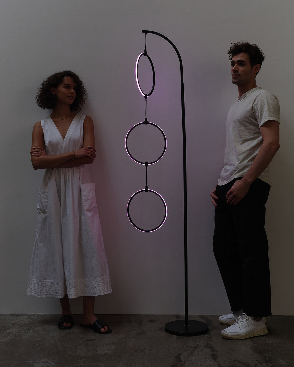 3 Ring RGB Floor Lamp