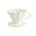 Global Tableware Collective Bonna, Raw BNRAW01DP Porcelain Dripper, 4.375 x 4.375 x 3.375 in