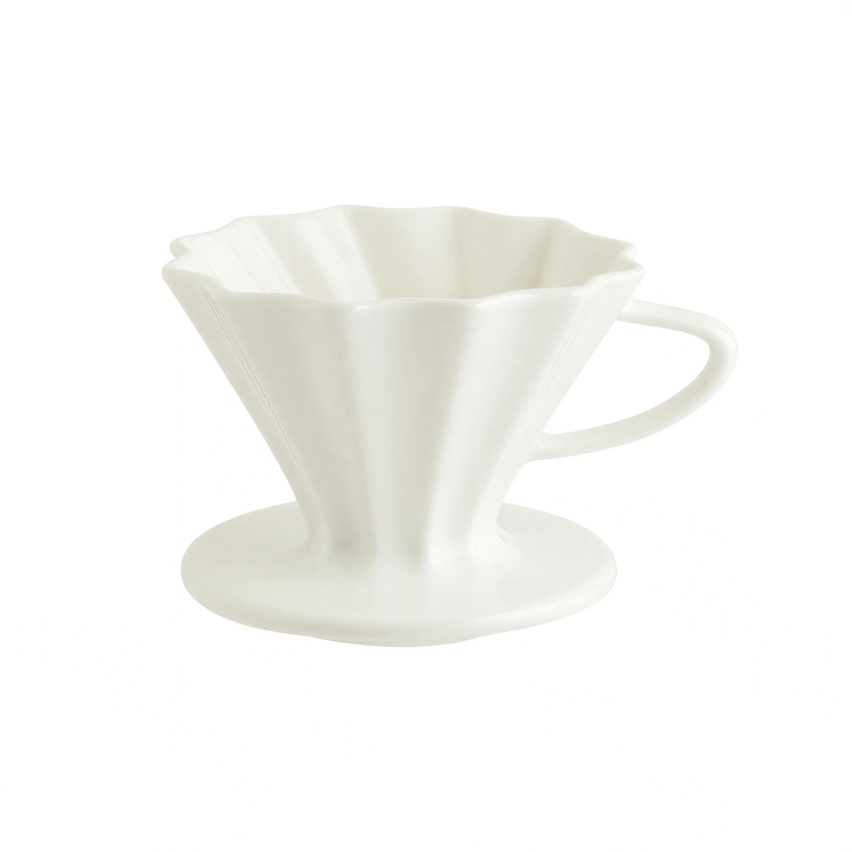 Global Tableware Collective Bonna, Raw BNRAW01DP Porcelain Dripper, 4.375 x 4.375 x 3.375 in