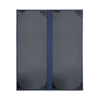 Risch LINEN-2V 4.25X11 Vinyl Linen Hardback Menu Cover, 4-1/4 x 11 in, 2-View Booklet Case of 25