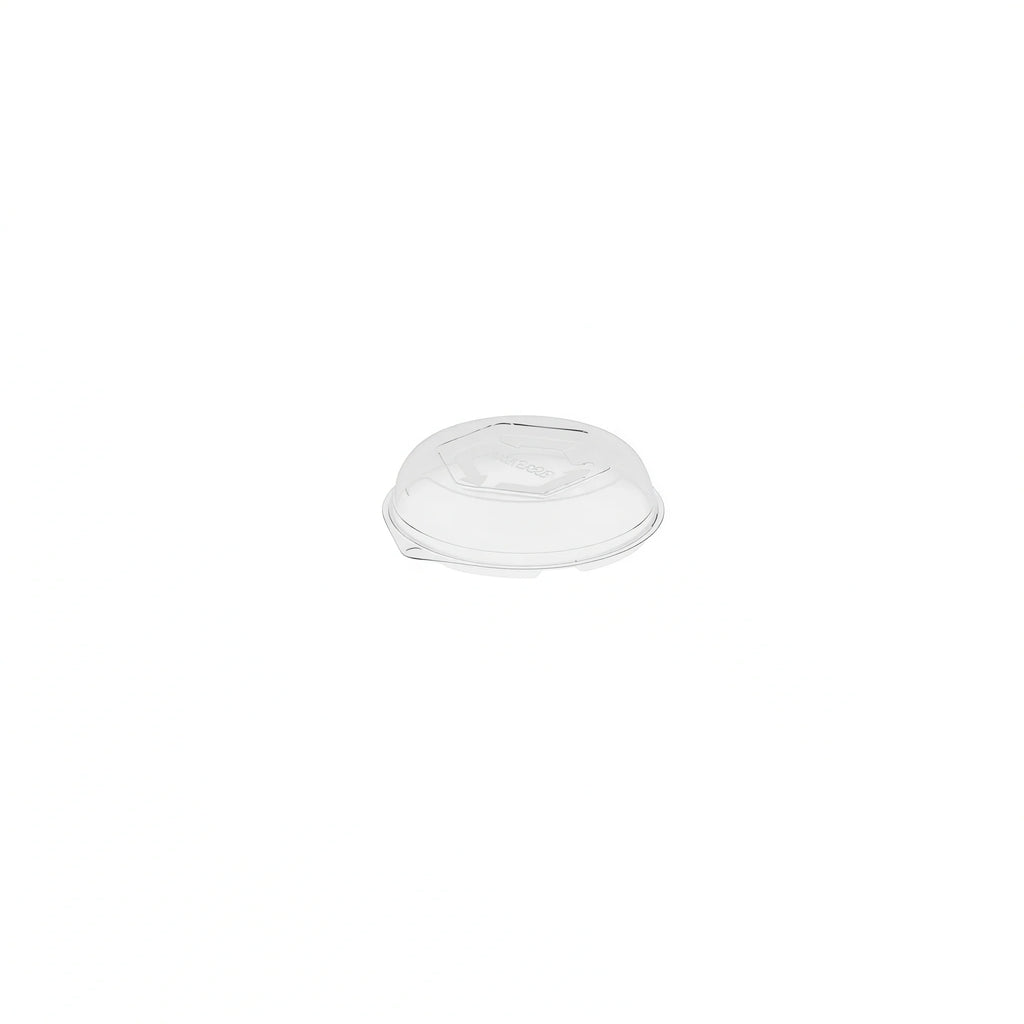 Global Tableware Collective Dalebrook, Hive DBTCC7212L Round Soup & Dessert Lid, 3-3/4" x 3/4", Clear SAN Plastic 1 Dozen