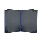 Risch LINEN-6V 8.5X14 Single Vinyl Hardback Menu Cover, 8-1/2 x 14 in, 6-View Case of 25