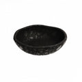 Global Tableware Collective Dalebrook, Mineral DBTB4715 Round Black Melamine Bowl, 15.25 oz, 6-1/4" x 1-3/4"