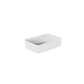 Global Tableware Collective Dalebrook, Kata DBTKTW4222 Rectangular Melamine Crock, 2 qt, Speckled White, 10-1/4" x 6-3/4" x 2-3/4"