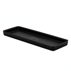 Global Tableware Collective Dalebrook, Kata DBTB4238 Rectangular Melamine Salad Bar Crock, 1.75 qt, Black, 7-3/8" x 6-7/8" x 1-5/8"