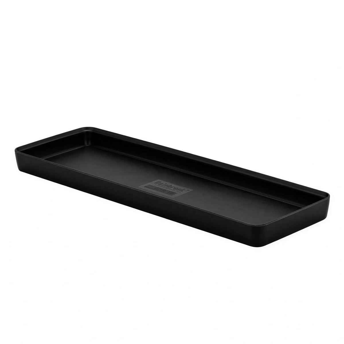 Global Tableware Collective Dalebrook, Kata DBTB4238 Rectangular Melamine Salad Bar Crock, 1.75 qt, Black, 7-3/8" x 6-7/8" x 1-5/8"