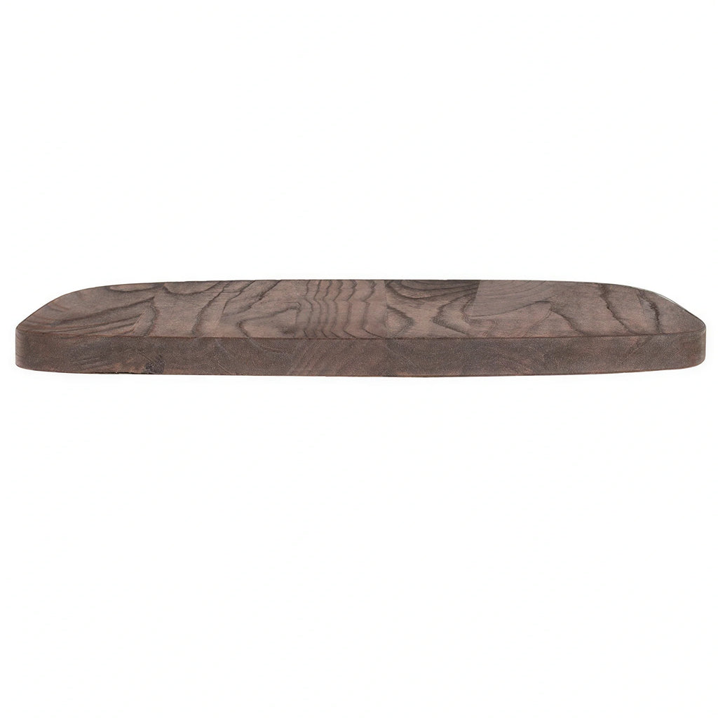Flash Furniture CH-31230M1D-GG Elm Wood Replacement Seat with Brackets, Rustic Walnut Finish for CH-31230 Metal Chairs