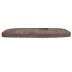 Flash Furniture CH-31230M1D-GG Elm Wood Replacement Seat with Brackets, Rustic Walnut Finish for CH-31230 Metal Chairs