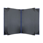 Risch LINEN-6V 5.5X8.5 Vinyl Hardback 6-View Menu Cover, 5-1/2" x 8-1/2" Case of 25