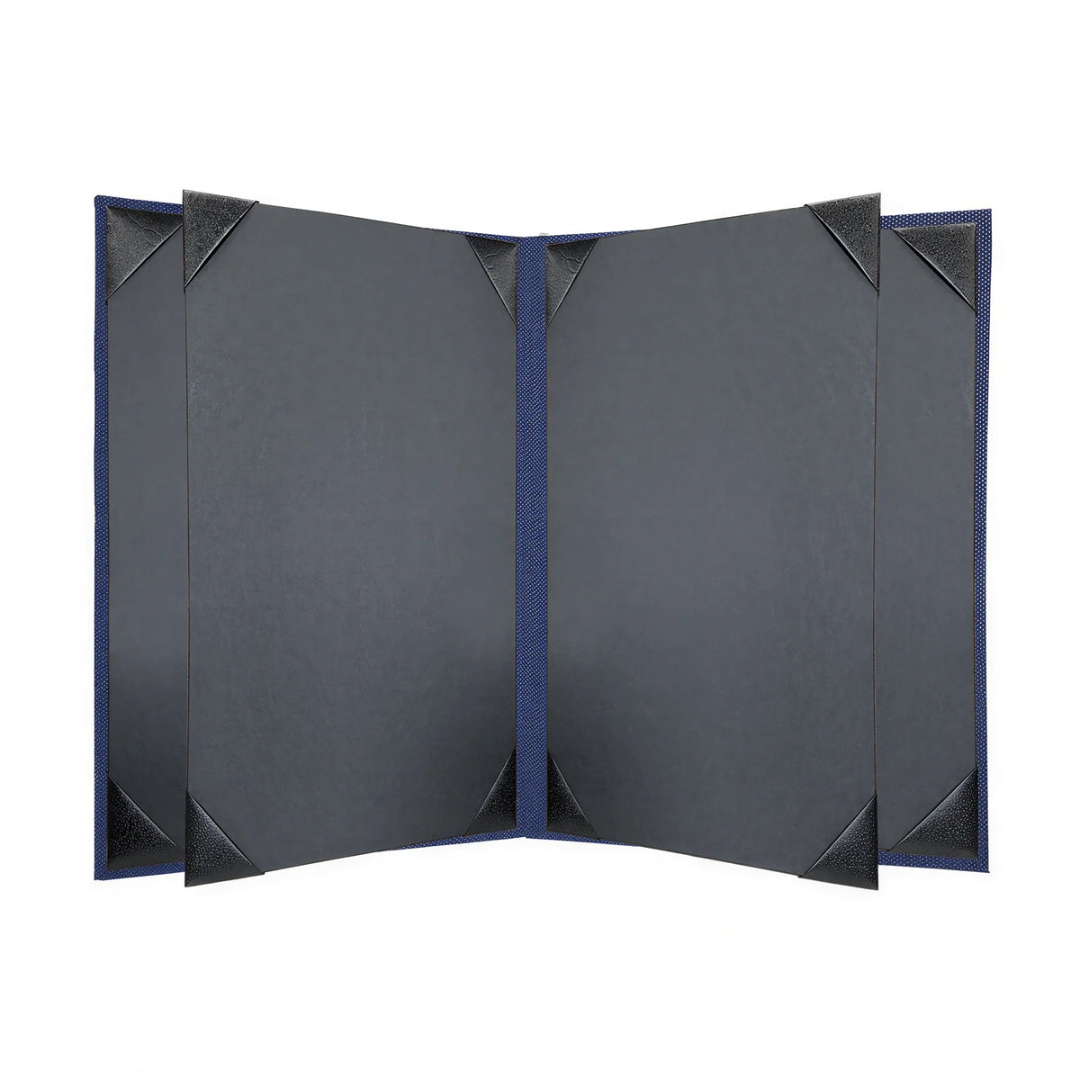 Risch LINEN-6V 5.5X8.5 Vinyl Hardback 6-View Menu Cover, 5-1/2" x 8-1/2" Case of 25