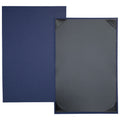 Risch LINEN-1V 11X17 Linen Hardback Vinyl Menu Cover, 11 x 17 in, Single View Case of 25