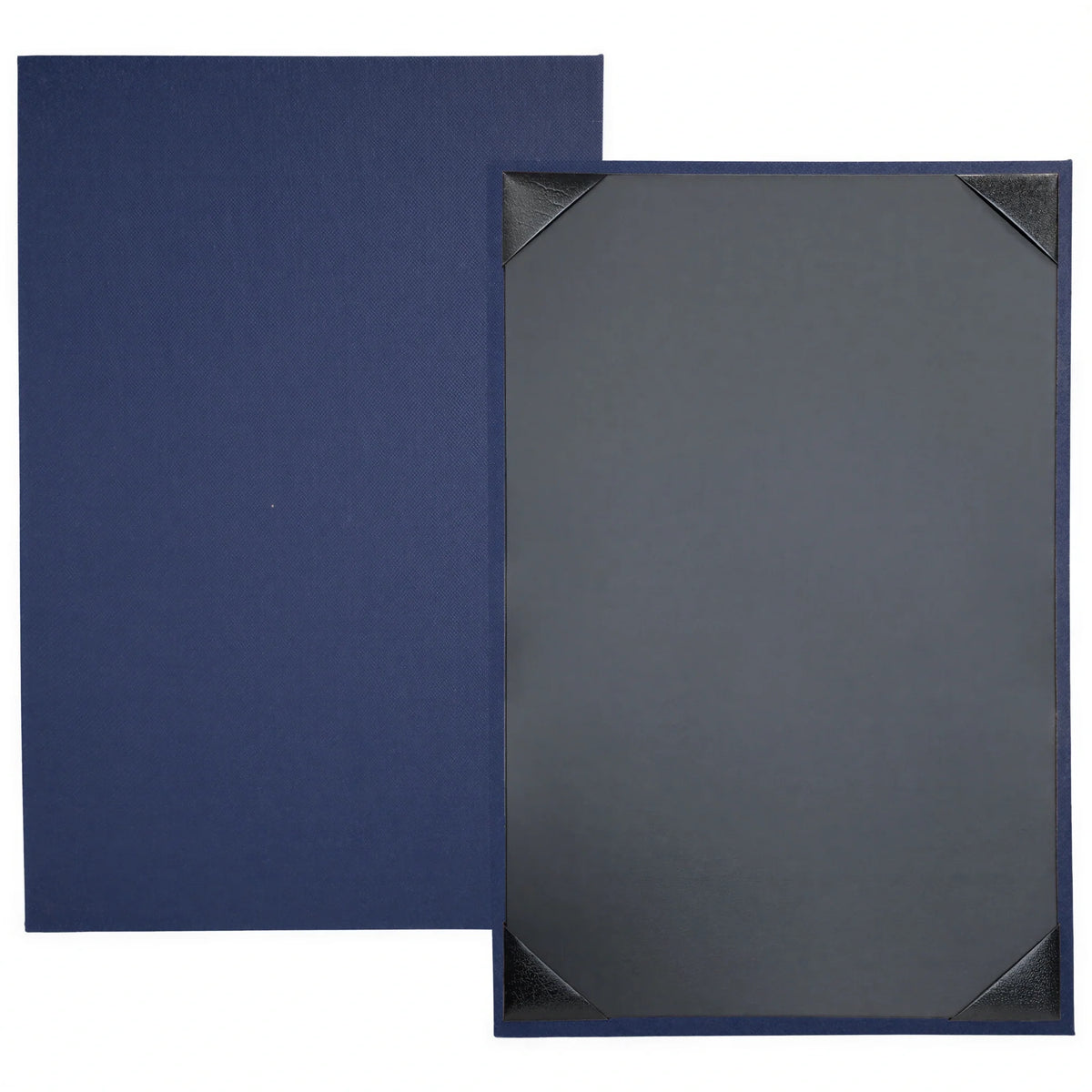 Risch LINEN-1V 11X17 Linen Hardback Vinyl Menu Cover, 11 x 17 in, Single View Case of 25