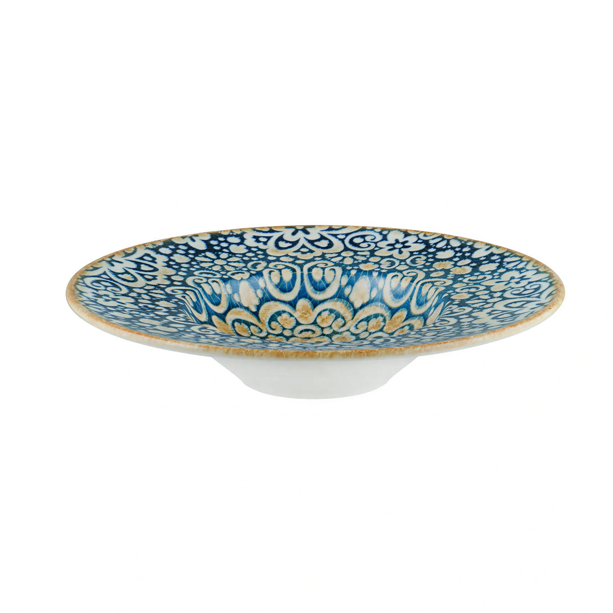 Global Tableware Collective Bonna, Banquet BNALHBNC28CK Deep Rim Porcelain Plate, Round, 11-1/8 in, 13.5 oz