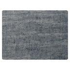 Steelite Modern Twist MTPLLN021216 Rectangular Silicone Placemat, 12 x 16 in, Linen Pattern, Denim Blue 1 Dozen