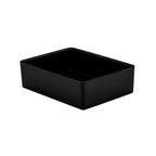 Global Tableware Collective Dalebrook, Kata DBTB4216 Rectangular Melamine Salad Bar Crock, 7 qt, Black, 13-5/8" x 10-1/4" x 3-7/8"