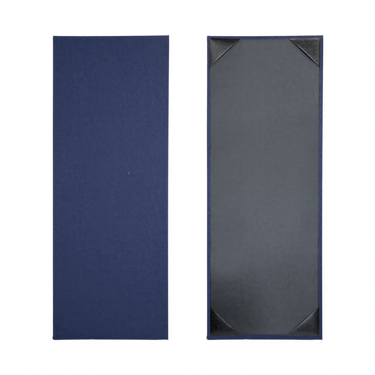 Risch LINEN-1V 4.25X11 Vinyl Hardback Menu Cover, Single View, 4-1/4 x 11 in Case of 25