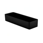 Global Tableware Collective Dalebrook, Kata DBTB4218 Rectangular Melamine Salad Bar Crock, 7 qt, Black, 20-1/2" x 6-7/8" x 3-7/8"