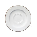 Global Tableware Collective Bonna, Rita BNE100RIT04CT Porcelain Coffee Saucer, Round, 6.25"