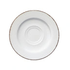 Global Tableware Collective Bonna, Rita BNE100RIT04CT Porcelain Coffee Saucer, Round, 6.25"