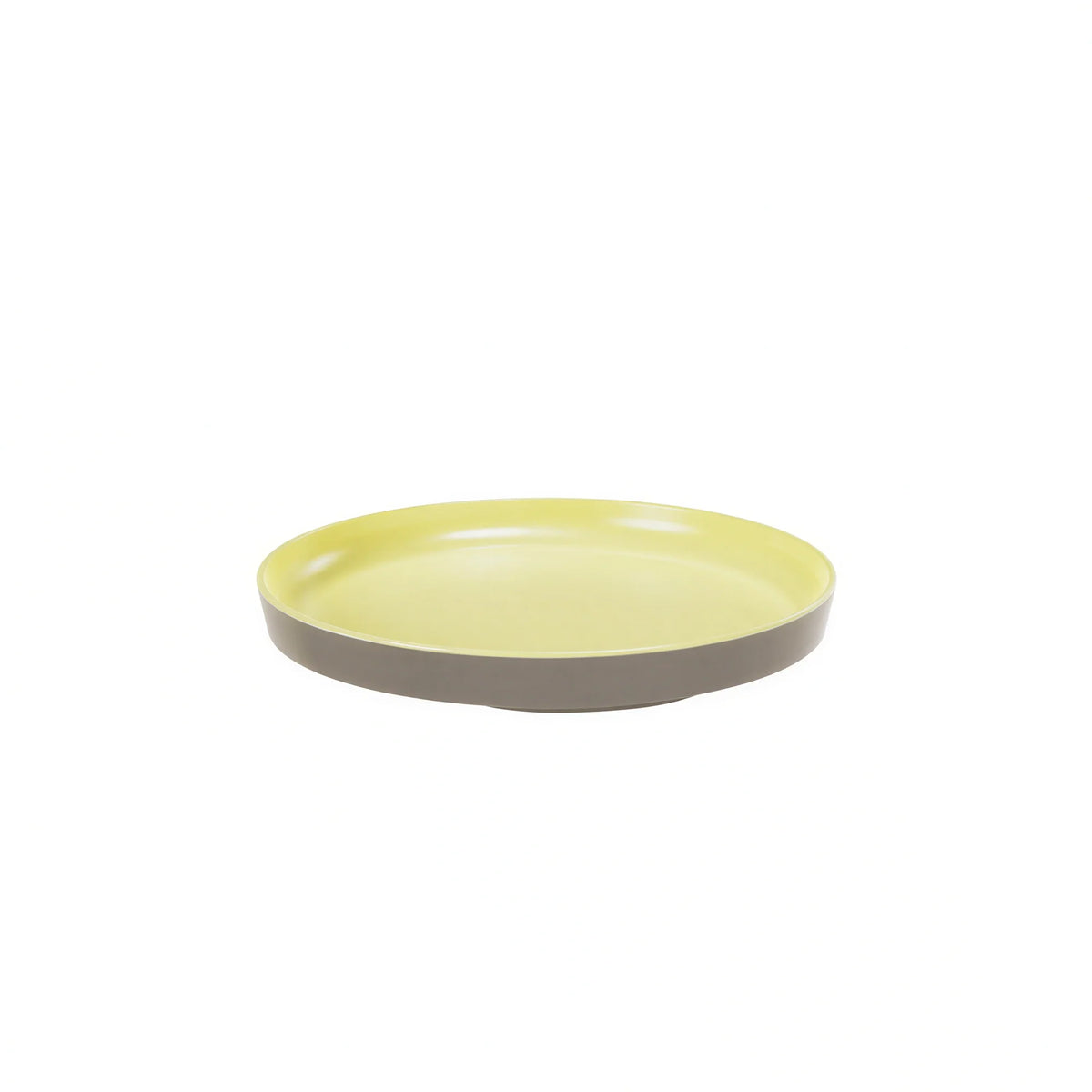Global Tableware Collective Dalebrook, Mayfair DBTSG4652Y Medium Rim Round Melamine Plate, Yellow, 8-1/4" 1 Dozen