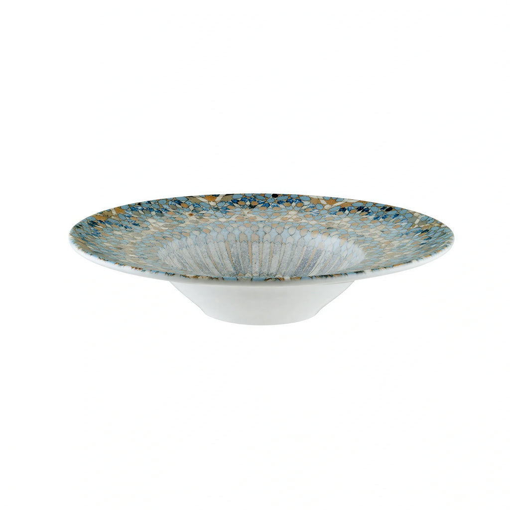 Global Tableware Collective Bonna, Banquet BNSMTLUCMZBNC28CK Deep Rim Porcelain Plate, Round, 11-1/8 in, 13.5 oz