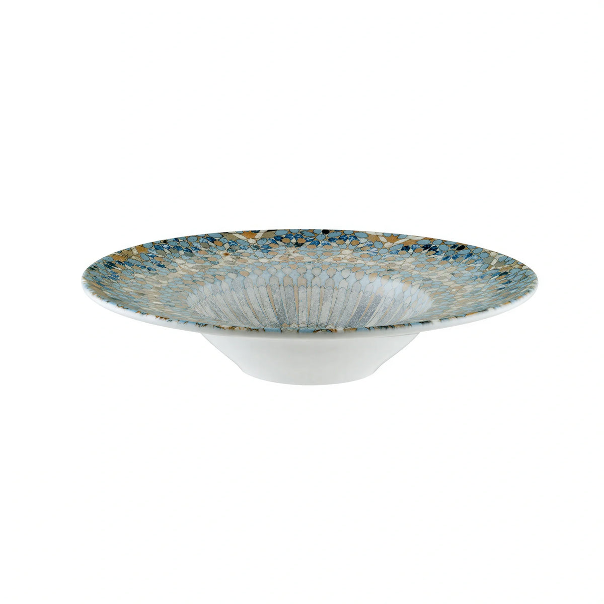 Global Tableware Collective Bonna, Banquet BNSMTLUCMZBNC28CK Deep Rim Porcelain Plate, Round, 11-1/8 in, 13.5 oz
