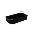 Global Tableware Collective Dalebrook, Ore DBTSSB2613 Salad Bar Crock, Black, 3.25 qt, 12-3/4 x 6-7/8 x 2-3/4 in